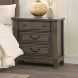 Huddersfield Dark Walnut 5 Pc Queen Bedroom Set from Furniture of America - Luna Furniture