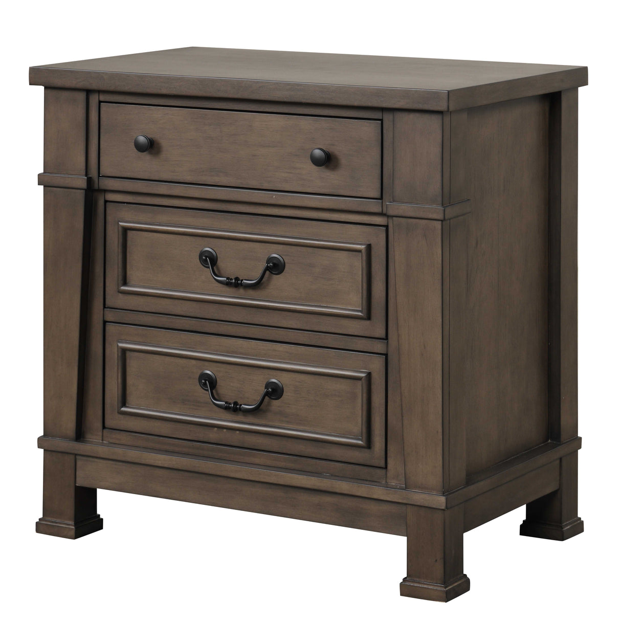 Huddersfield Dark Walnut Transitional Bedroom Set from Furniture of America - Luna Furniture