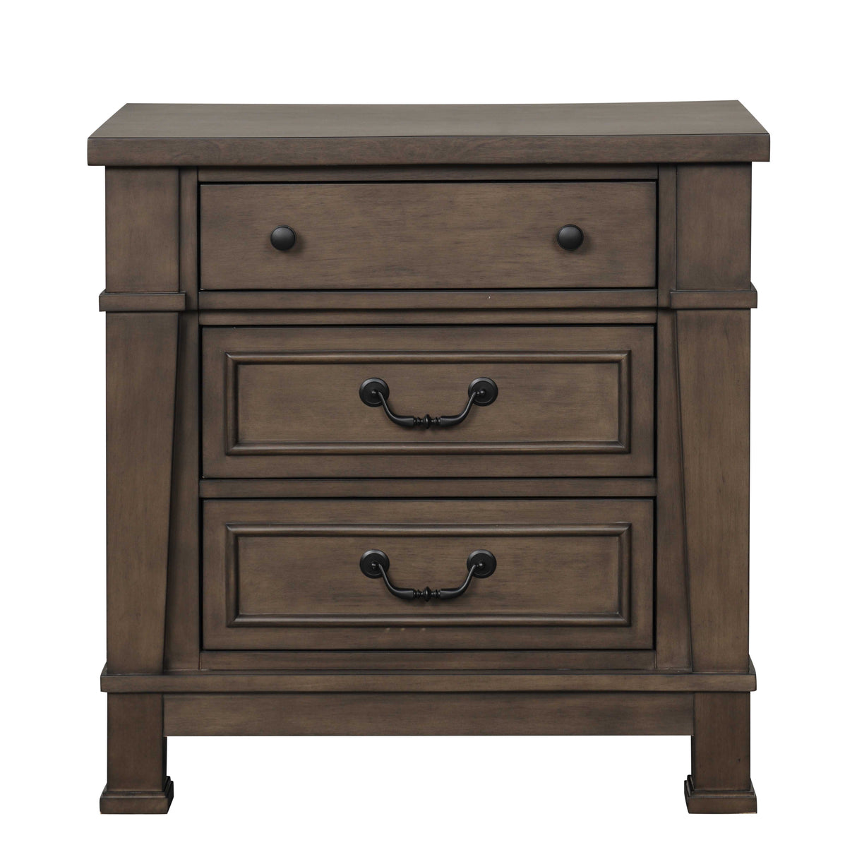 Huddersfield Dark Walnut Transitional Bedroom Set from Furniture of America - Luna Furniture