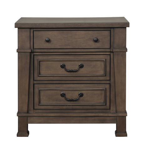 Huddersfield Dark Walnut Transitional Bedroom Set from Furniture of America - Luna Furniture