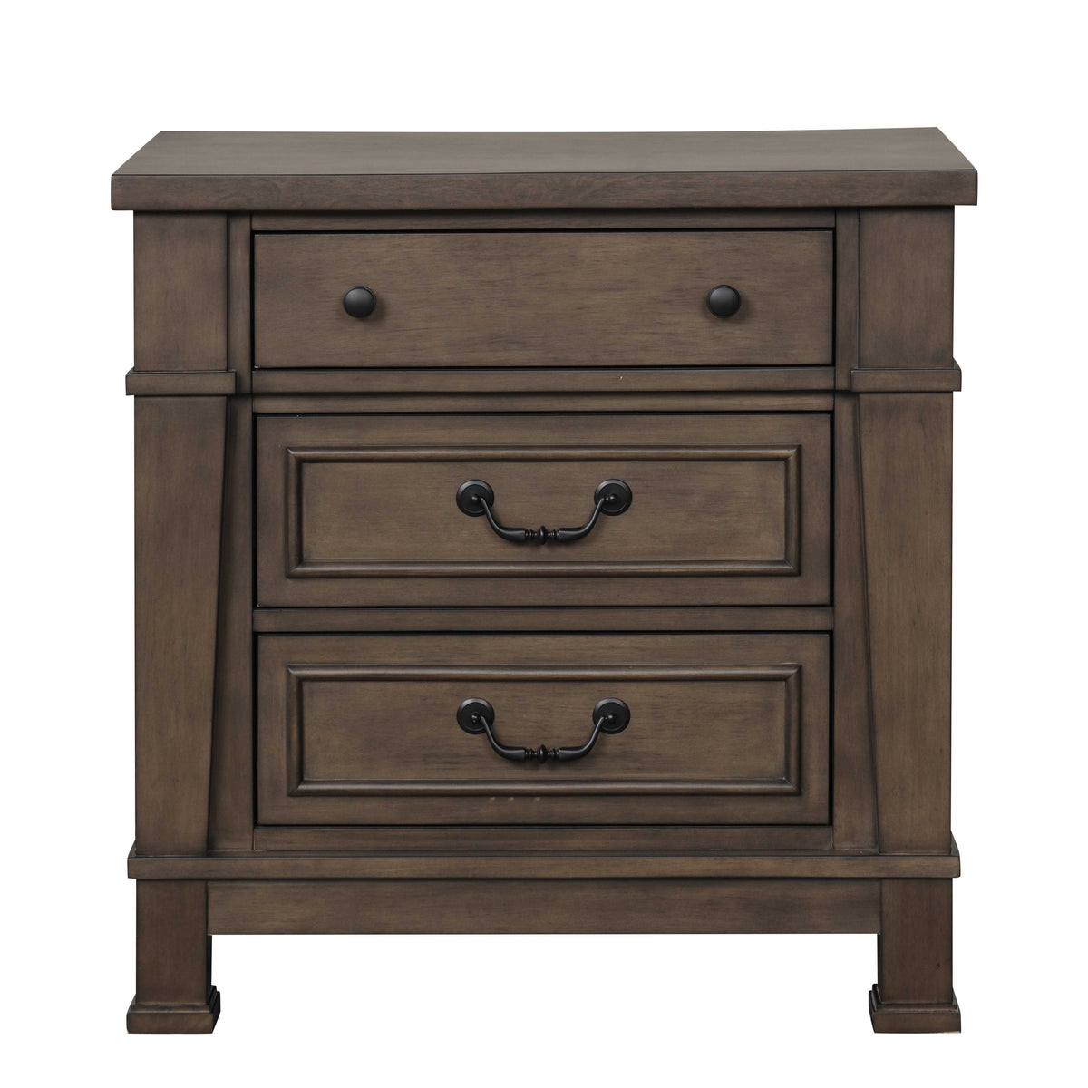 Huddersfield Dark Walnut 5 Pc Queen Bedroom Set from Furniture of America - Luna Furniture
