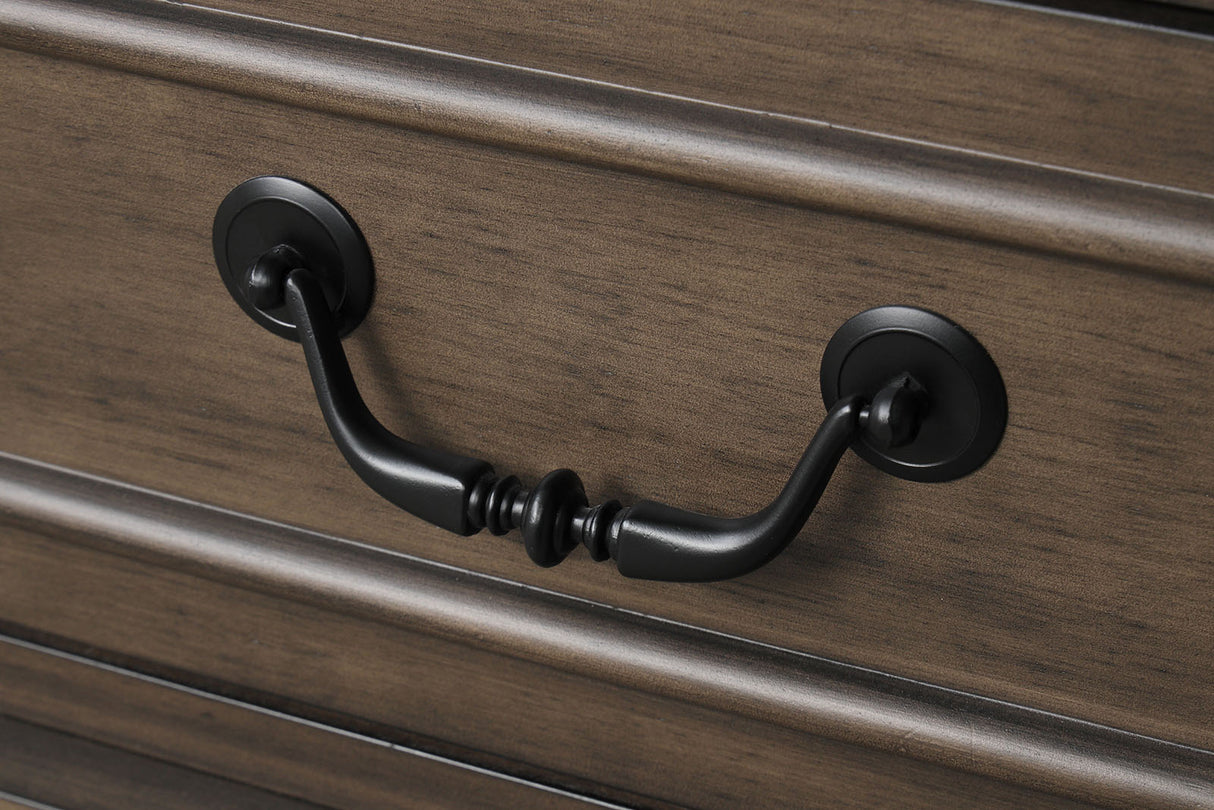 Huddersfield Dark Walnut Transitional Bedroom Set from Furniture of America - Luna Furniture