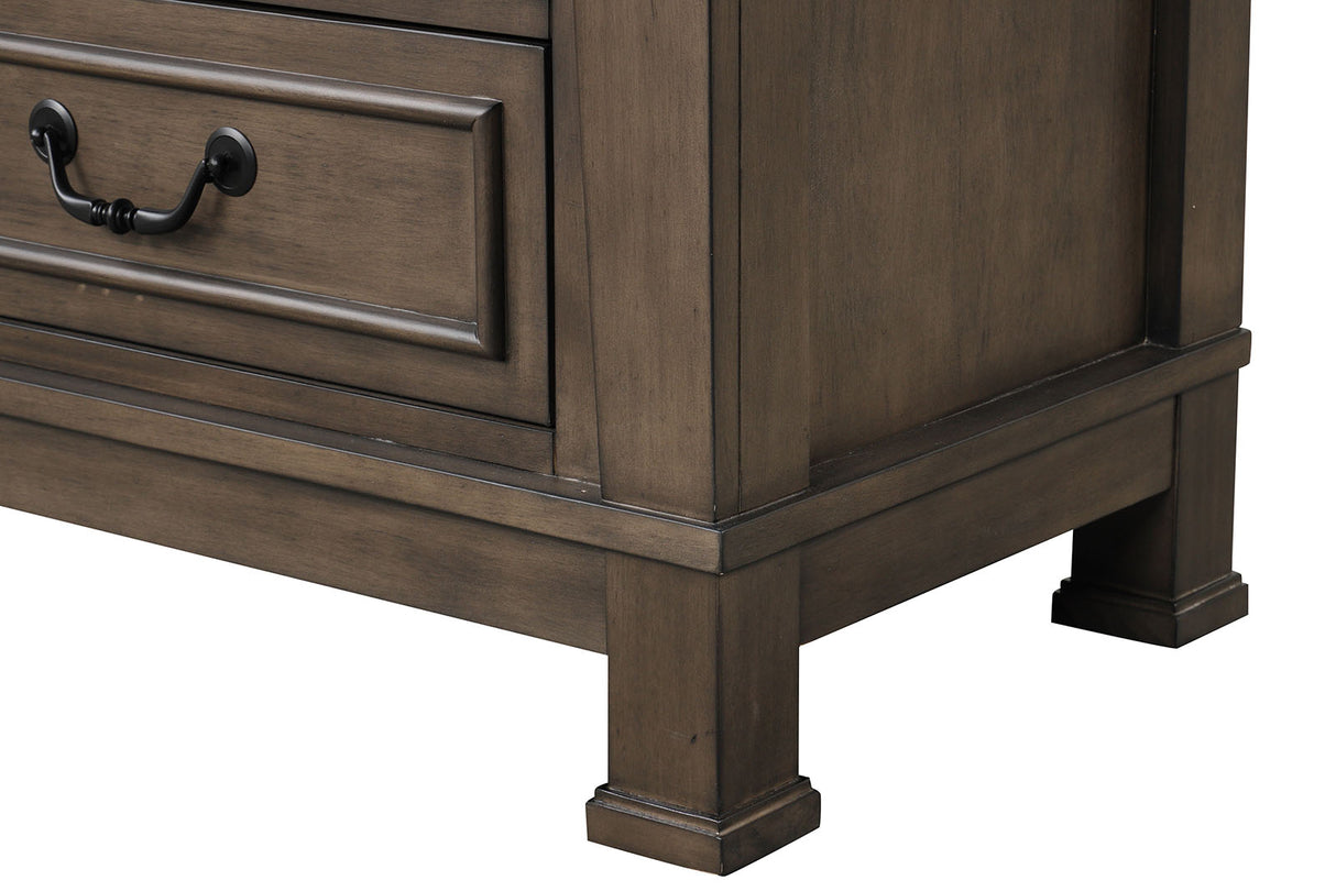 Huddersfield Dark Walnut Transitional Bedroom Set from Furniture of America - Luna Furniture