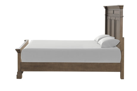 Huddersfield Dark Walnut Queen Panel Bed from Furniture of America - Luna Furniture