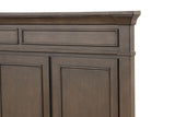 Huddersfield Dark Walnut Queen Panel Bed from Furniture of America - Luna Furniture