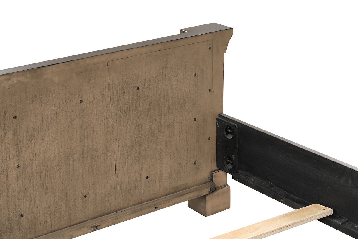 Huddersfield Dark Walnut Queen Panel Bed from Furniture of America - Luna Furniture