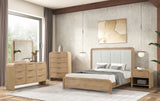 Handforth Natural Upholstered Queen Bed from Furniture of America - Luna Furniture