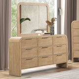 Handforth Natural 5 Pc Queen Bedroom Set from Furniture of America - Luna Furniture