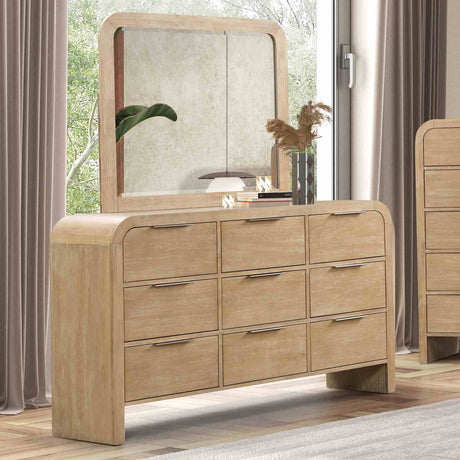 Handforth Natural 5-Piece Queen Bedroom Set from Furniture of America - Luna Furniture
