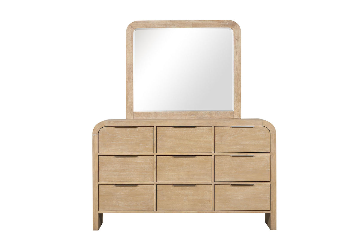 Handforth Natural 5 Pc Queen Bedroom Set from Furniture of America - Luna Furniture