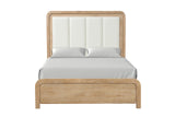 Handforth Natural Upholstered Queen Bed from Furniture of America - Luna Furniture