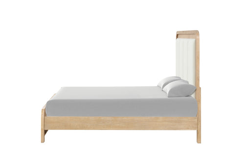 Handforth Natural Upholstered Queen Bed from Furniture of America - Luna Furniture
