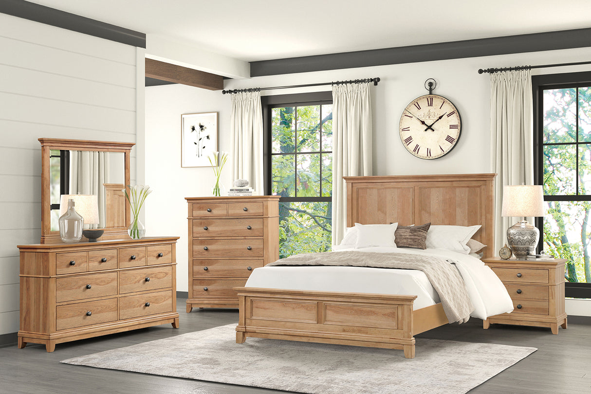 Furniture of America Mchenry Natural Oak Dresser