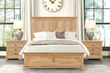 McHenry Natural Oak King Bed from Furniture of America - Luna Furniture