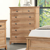 McHenry Natural Oak Chest from Furniture of America - Luna Furniture