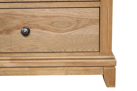 McHenry Natural Oak Mirror (Mirror Only) from Furniture of America - Luna Furniture