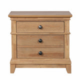 McHenry Natural Oak Farmhouse Bedroom Set from Furniture of America - Luna Furniture