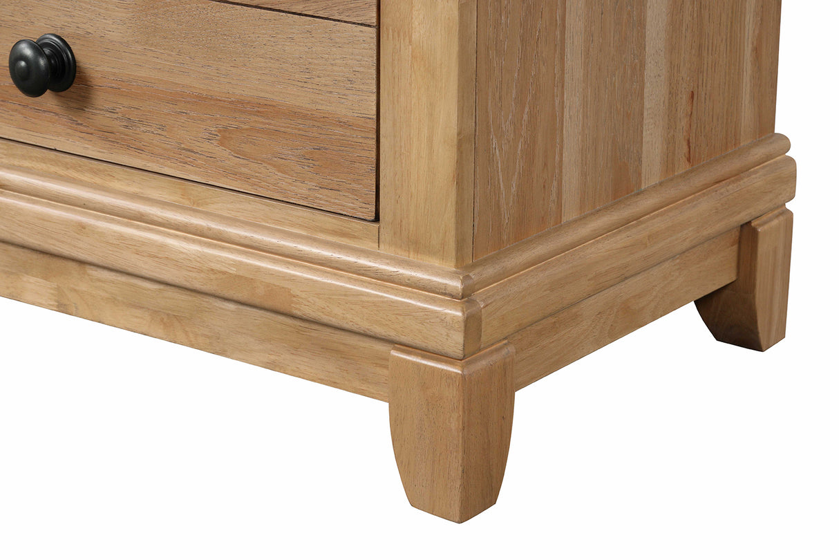 McHenry Natural Oak Farmhouse Bedroom Set from Furniture of America - Luna Furniture