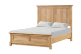 McHenry Natural Oak King Bed from Furniture of America - Luna Furniture