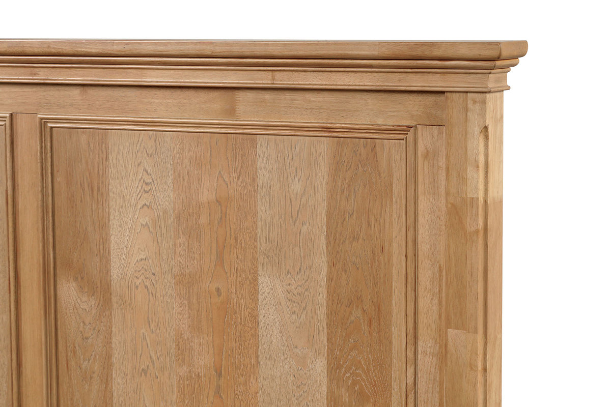 McHenry Natural Oak 5 Pc Queen Bedroom Set from Furniture of America - Luna Furniture