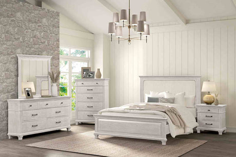 Swanley Weathered Gray Mirror (Mirror Only) from Furniture of America - Luna Furniture