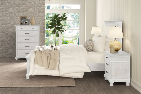 Swanley Weathered Gray King Bed from Furniture of America - Luna Furniture