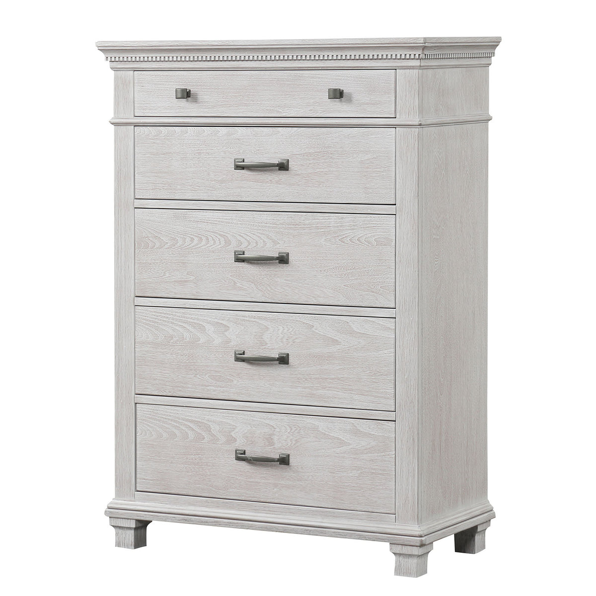 Swanley Weathered Gray 5 Pc Queen Bedroom Set from Furniture of America - Luna Furniture