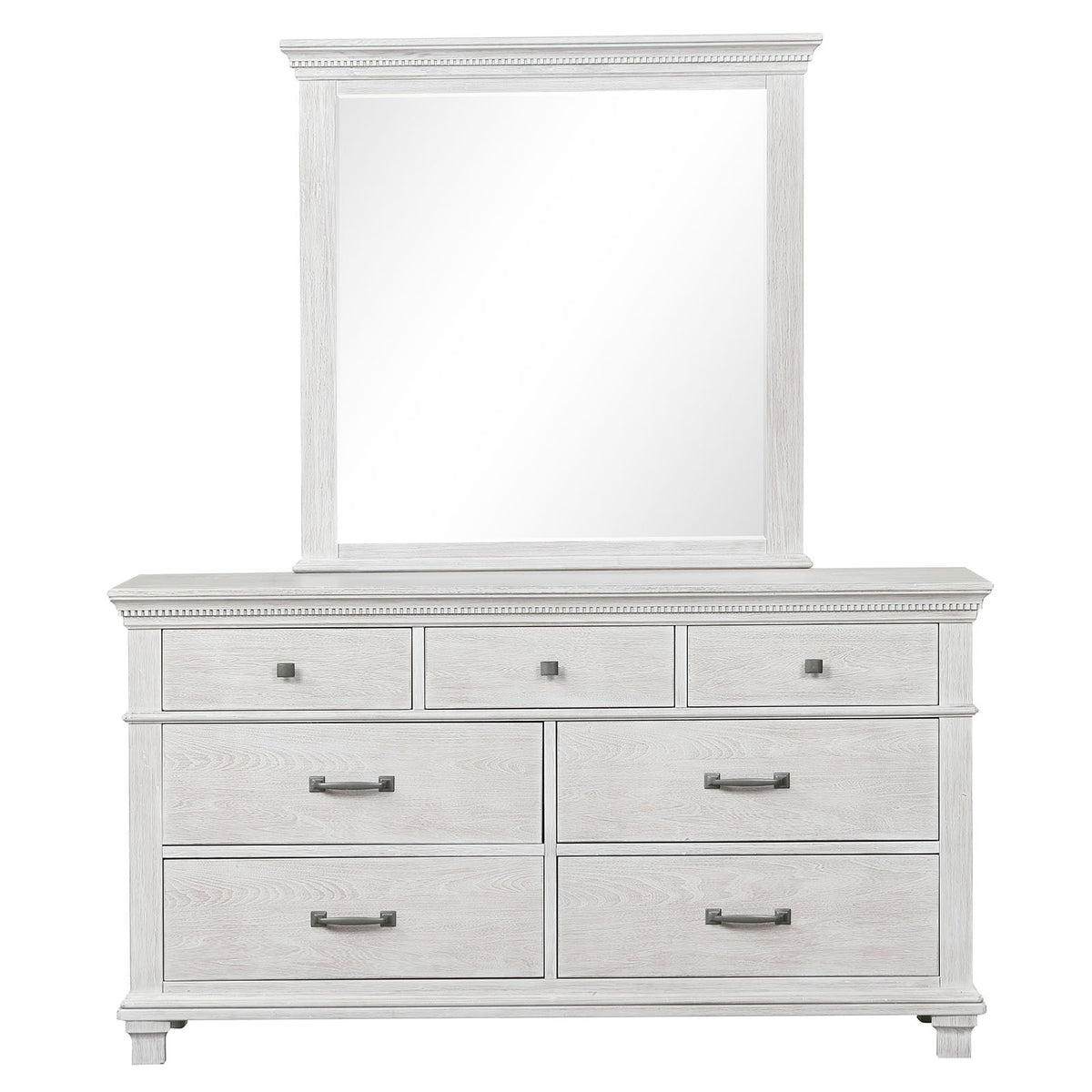 Swanley Weathered Gray 5 Pc Queen Bedroom Set from Furniture of America - Luna Furniture