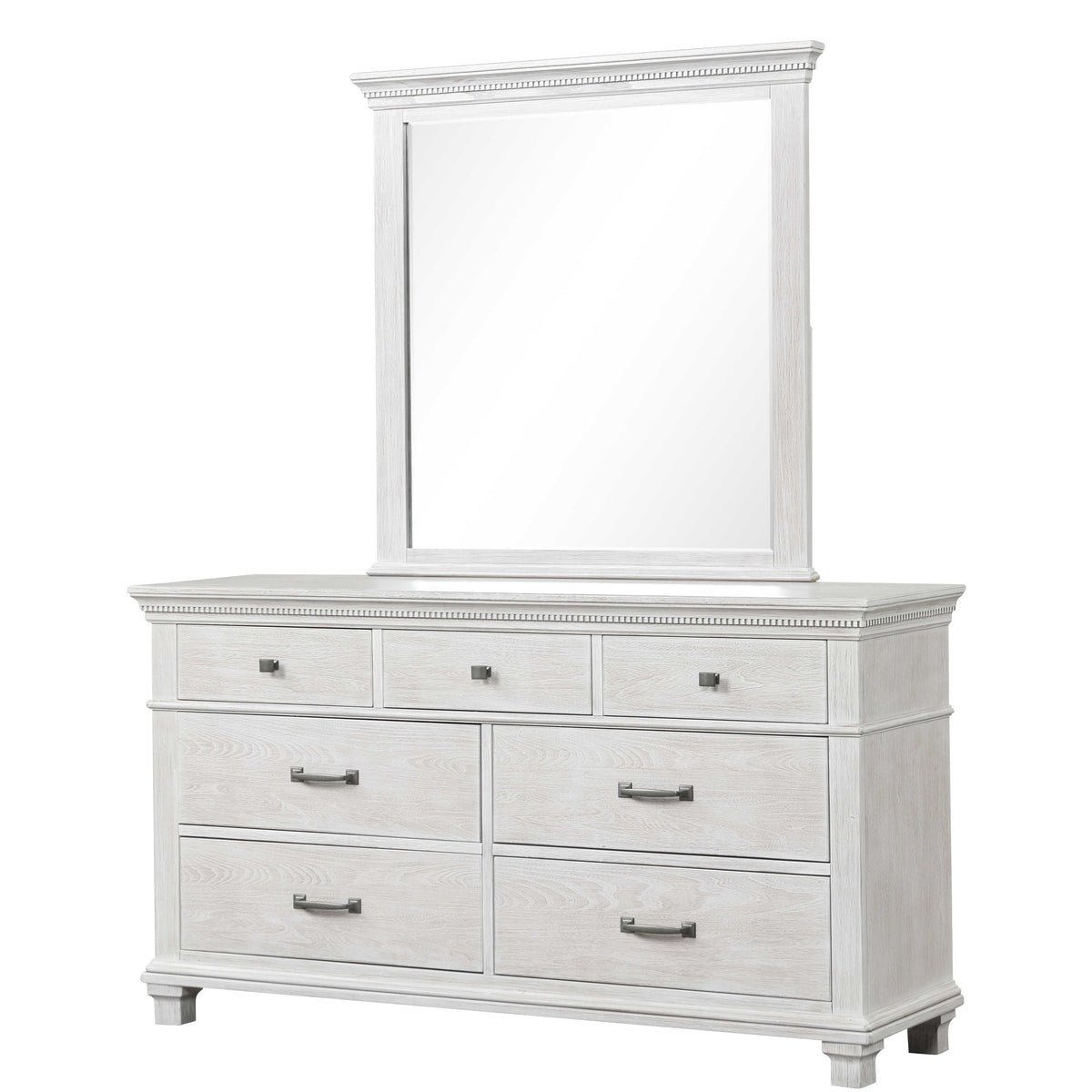Swanley Weathered Gray 5 Pc Queen Bedroom Set from Furniture of America - Luna Furniture