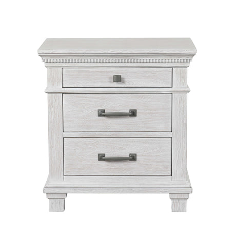 Swanley Weathered Gray Nightstand from Furniture of America - Luna Furniture