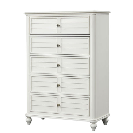 Whitehaven Antique White Chest from Furniture of America - Luna Furniture