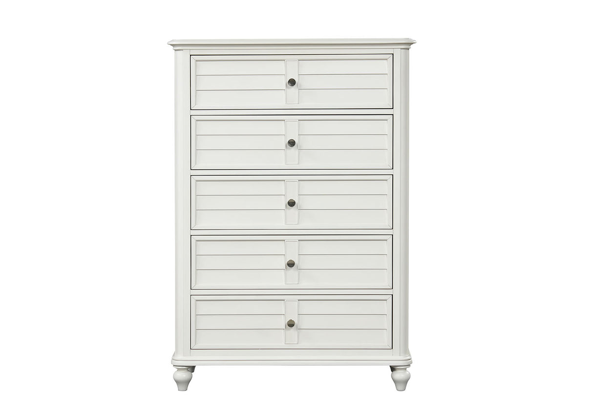 Whitehaven Antique White Chest from Furniture of America - Luna Furniture