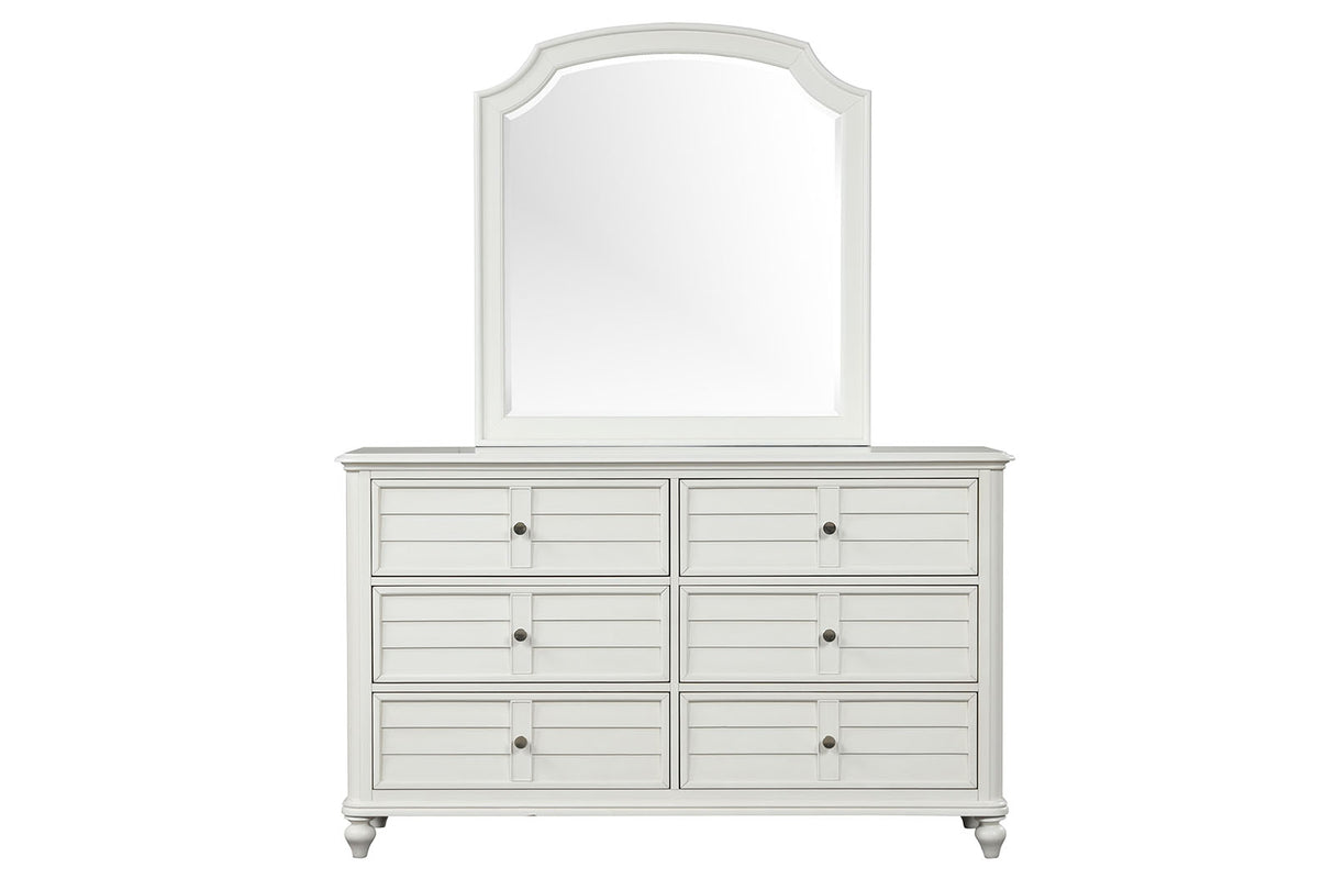 Whitehaven Antique White Dresser from Furniture of America - Luna Furniture