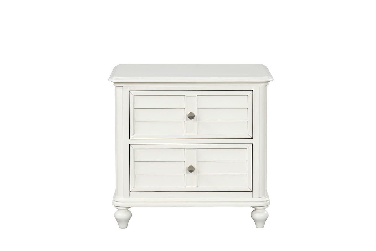 Whitehaven Antique White Transitional Bedroom Set from Furniture of America - Luna Furniture