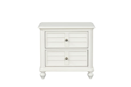 Whitehaven Antique White Nightstand from Furniture of America - Luna Furniture