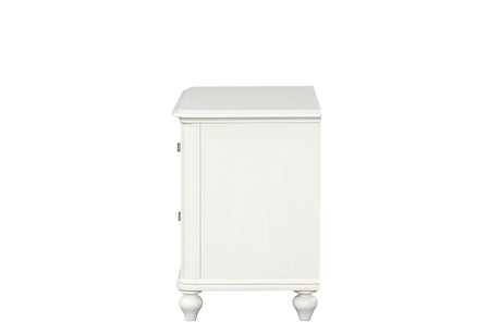 Whitehaven Antique White Nightstand from Furniture of America - Luna Furniture