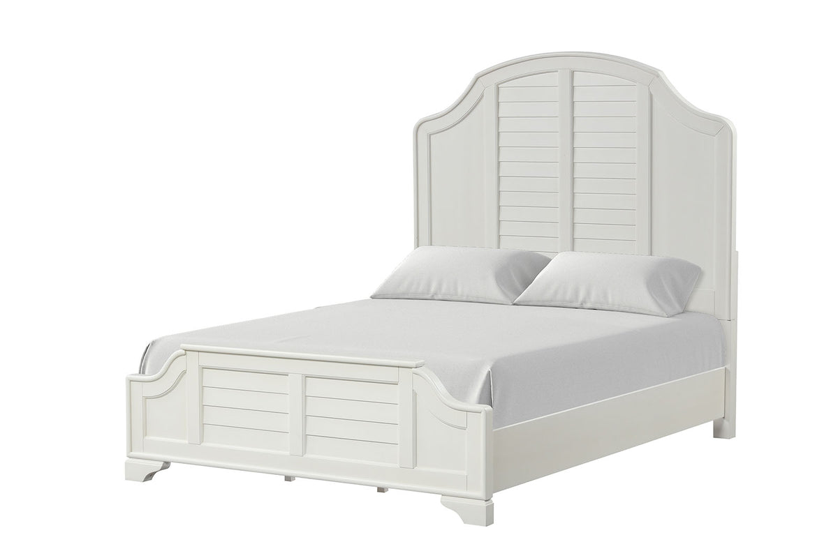 Whitehaven Antique White 5 Pc Queen Bedroom Set from Furniture of America - Luna Furniture