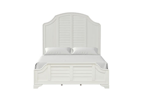 Whitehaven Antique White Queen Bed from Furniture of America - Luna Furniture