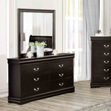 Louis Philippe Dark Cherry 5 Pc Queen Bedroom Set from Furniture of America - Luna Furniture