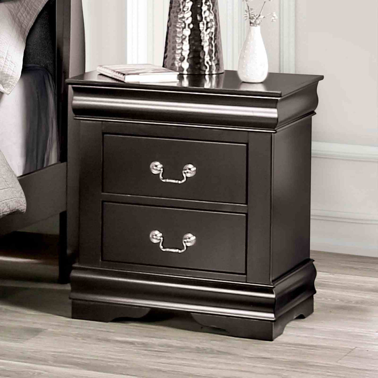 Louis Philippe Black Transitional Youth Bedroom Set