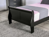 Louis Philippe Black Twin Bed from Furniture of America - Luna Furniture