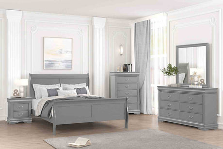 Louis Philippe Gray Dresser from Furniture of America - Luna Furniture