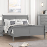 Louis Philippe Gray Full Bed from Furniture of America - Luna Furniture