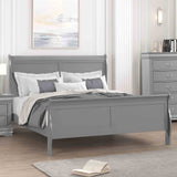 Louis Philippe Gray 5 Pc Queen Bedroom Set from Furniture of America - Luna Furniture