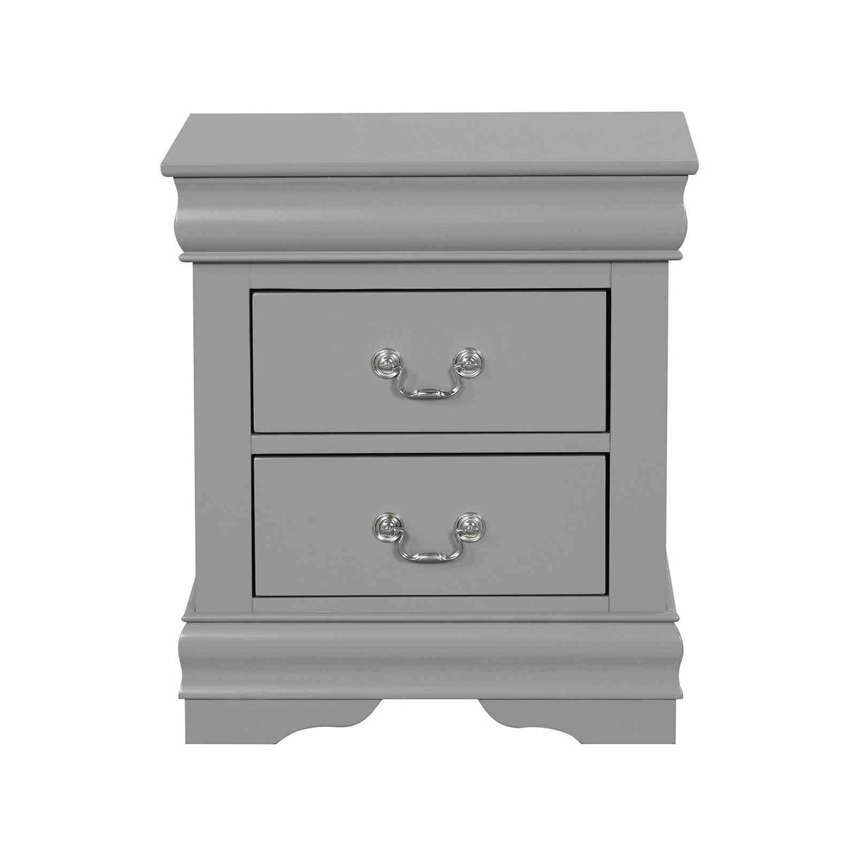 Louis Philippe Gray Night Stand from Furniture of America - Luna Furniture