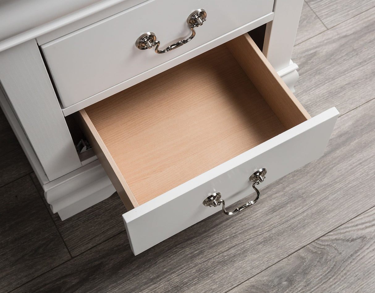 Louis Philippe White Transitional Youth Bedroom Set