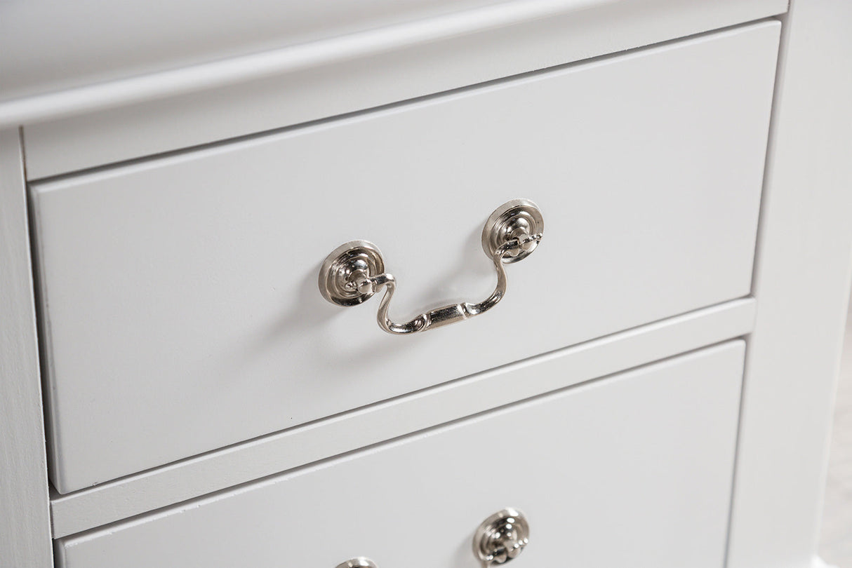 Louis Philippe White Transitional Youth Bedroom Set