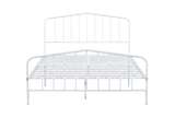 Nicoli White Full Metal Bed from Furniture of America - Luna Furniture