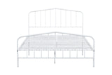 Nicoli White Full Metal Bed from Furniture of America - Luna Furniture