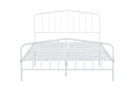 Nicoli White Full Metal Bed from Furniture of America - Luna Furniture
